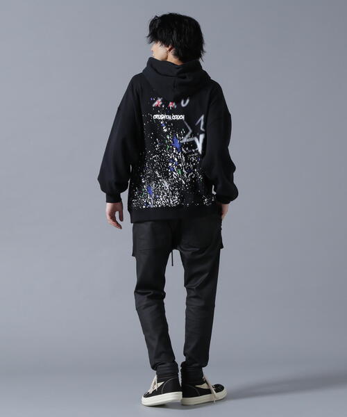L.H.P（エルエイチピー）の「【WEB&DEPOT限定】UMLAUT/ウムラウト/GRAPHIC SWEAT HOODIE A（パーカー・レディース・ホワイト/ブラック・M/L）」の14枚目の写真