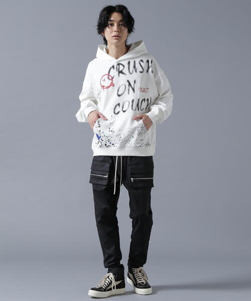 L.H.P（エルエイチピー）の「【WEB&DEPOT限定】UMLAUT/ウムラウト/GRAPHIC SWEAT HOODIE A（パーカー・レディース・ホワイト/ブラック・M/L）」の19枚目の写真
