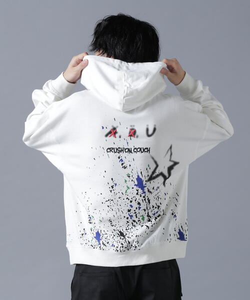 L.H.P（エルエイチピー）の「【WEB&DEPOT限定】UMLAUT/ウムラウト/GRAPHIC SWEAT HOODIE A（パーカー・レディース・ホワイト/ブラック・M/L）」の10枚目の写真