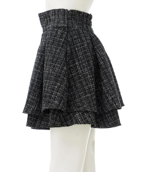 INGNI（イング）の「タックミニフレアスカート（スカート・レディース・ホワイト系その他5/ブラック系その他2/その他11・FREE）」の5枚目の写真