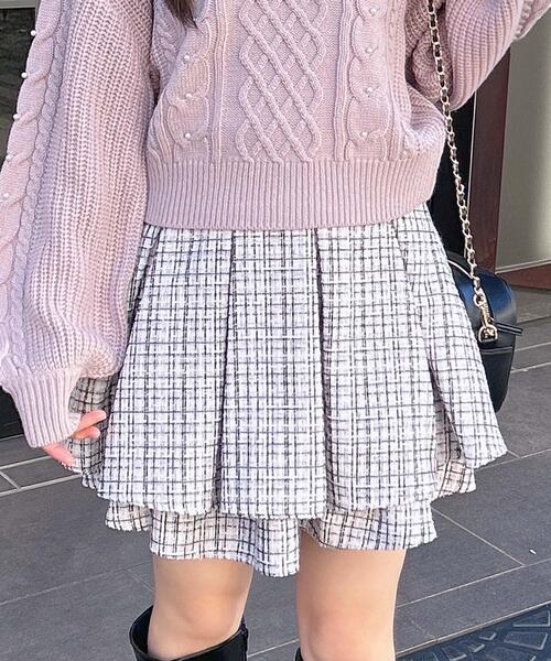 INGNI（イング）の「タックミニフレアスカート（スカート・レディース・ホワイト系その他5/ブラック系その他2/その他11・FREE）」の8枚目の写真