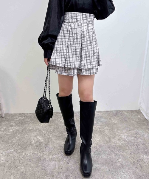 INGNI（イング）の「タックミニフレアスカート（スカート・レディース・ホワイト系その他5/ブラック系その他2/その他11・FREE）」の11枚目の写真