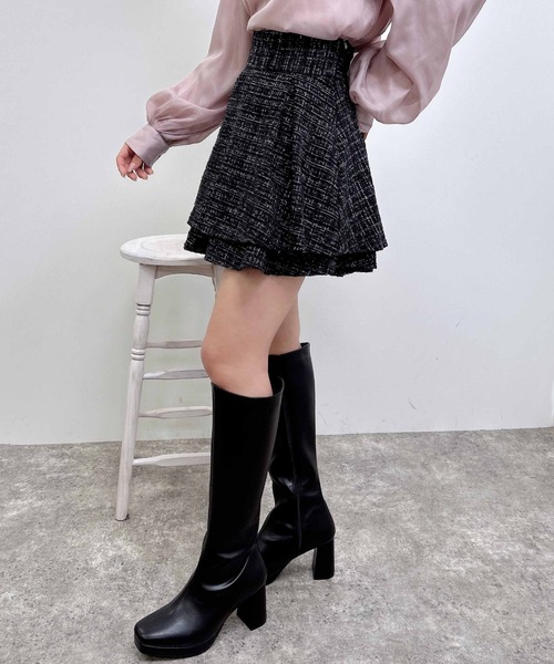 INGNI（イング）の「タックミニフレアスカート（スカート・レディース・ホワイト系その他5/ブラック系その他2/その他11・FREE）」の22枚目の写真