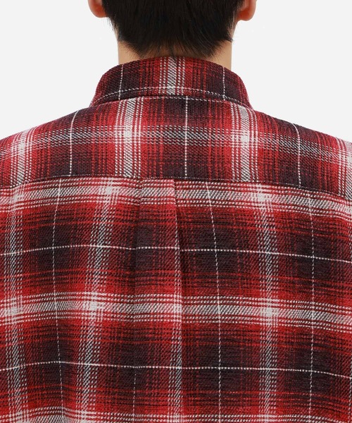 セール】モールチェックシャツ長袖 / 145342（シャツ/ブラウス