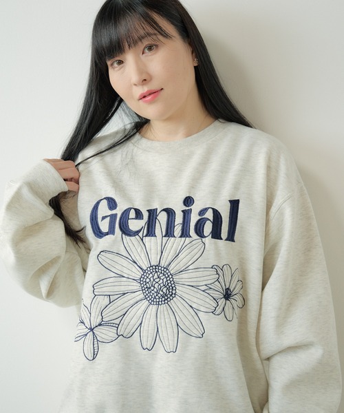 【季節はずれ特価】仏SEZANE もこもこ花スウェット 季節はずれ特価】仏SEZANE もこもこ花スウェット