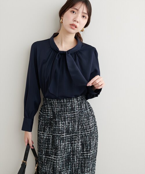 styling/ - styling/  ノット　シャツブラウス Amazon | [スタイリング/] ノットシャツブラウス 16WFB234038