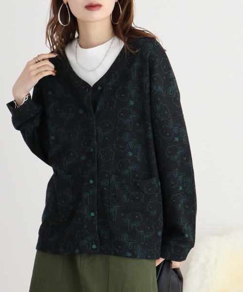 EMAGO 花ｼﾞｬｶﾞｰﾄﾞｶｰﾃﾞ（カーディガン/ボレロ）｜Emago（イマゴ）