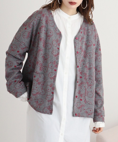 EMAGO 花ｼﾞｬｶﾞｰﾄﾞｶｰﾃﾞ（カーディガン/ボレロ）｜Emago（イマゴ）