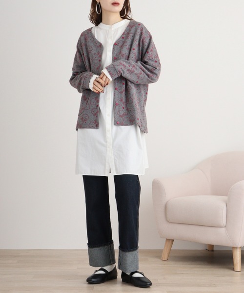 EMAGO 花ｼﾞｬｶﾞｰﾄﾞｶｰﾃﾞ（カーディガン/ボレロ）｜Emago（イマゴ）