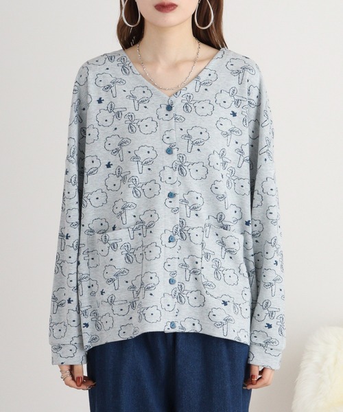 EMAGO 花ｼﾞｬｶﾞｰﾄﾞｶｰﾃﾞ（カーディガン/ボレロ）｜Emago（イマゴ）