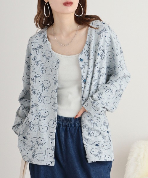 EMAGO 花ｼﾞｬｶﾞｰﾄﾞｶｰﾃﾞ（カーディガン/ボレロ）｜Emago（イマゴ）