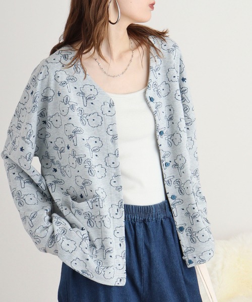 EMAGO 花ｼﾞｬｶﾞｰﾄﾞｶｰﾃﾞ（カーディガン/ボレロ）｜Emago（イマゴ）