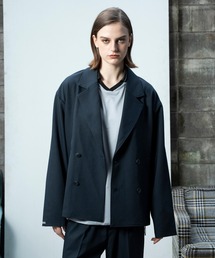 Glanss（グランス）の「team double breasted jaket / ダブルブレストチームジャケット セットアップ可（テーラードジャケット）」