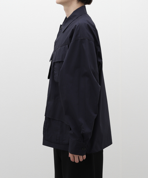 B.C STOCK（ベーセーストック）の「SIDE VENTS ファティーグジャケット（ブルゾン・メンズ・ネイビー/カーキ・LARGE/MEDIUM）」の13枚目の写真