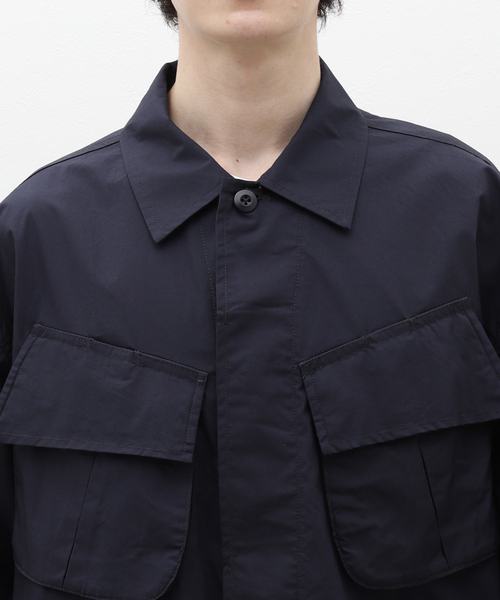 B.C STOCK（ベーセーストック）の「SIDE VENTS ファティーグジャケット（ブルゾン・メンズ・ネイビー/カーキ・LARGE/MEDIUM）」の15枚目の写真