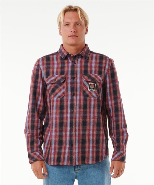 【セール】M SWC FLANNEL SHIRT 長袖シャツ（シャツ/ブラウス）｜RIP CURL（リップカール）