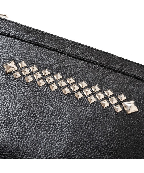 CALEE（キャリー）の「STUDS LEATHER BODY BAG（ショルダーバッグ