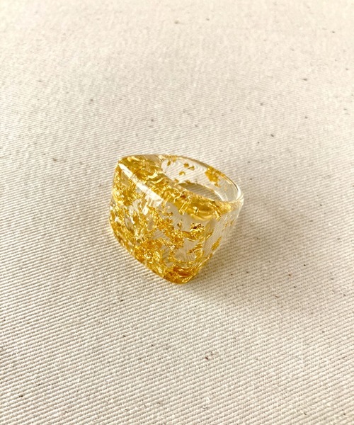 ciite'(シーテ)の「clear gold ring / クリア×ゴールドリング(リング・レディース・ゴールド・FREE)」の11枚目の写真