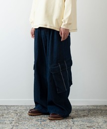 CIASU | Giza Stitch Cargo Denim / ギザステッチカーゴデニム　裾ドローコード付き(デニムパンツ)