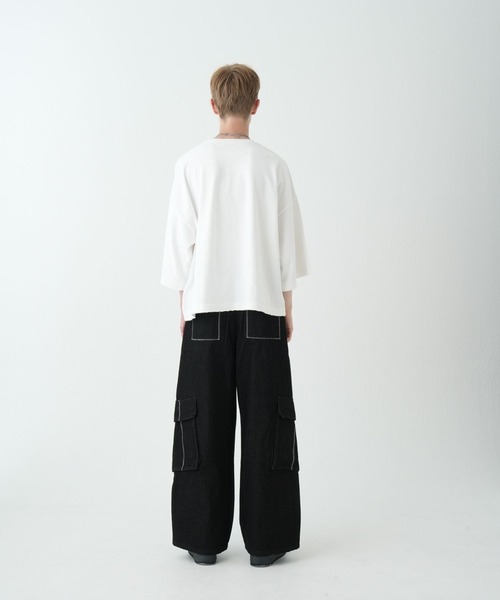 セール】Giza Stitch Cargo Denim / ギザステッチカーゴデニム