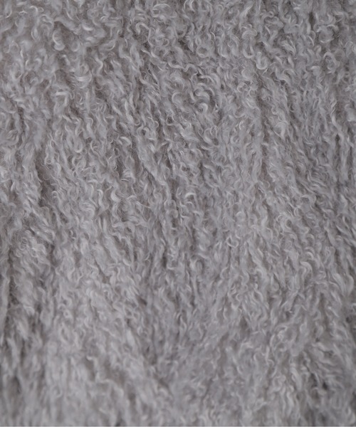 FREE'S MART(フリーズマート)の「◆フェイクファースタンドブルゾン(ブルゾン・レディース・ホワイト/グレー・SMALL/MEDIUM)」の18枚目の写真