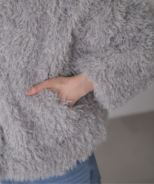 FREE'S MART（フリーズマート）の「◇フェイクファースタンドブルゾン