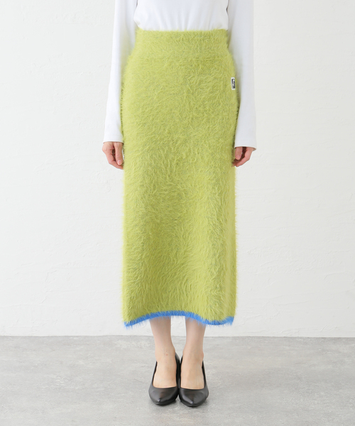 Oriens JOURNAL STANDARD（オリエンス ジャーナルスタンダード）の「【irojikake/イロジカケ】FLUFFY SKIRT IG24AWSK16GN（スカート・レディース・グリーン・SMALL）」の14枚目の写真