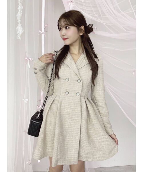 EATME（イートミー）の「ダブルジャケットライクワンピース