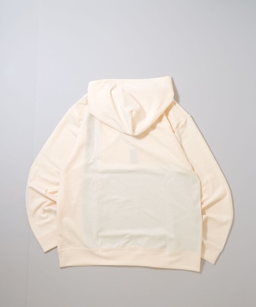 Anytime Songs（エニータイムソングス）の「cardboard knit switching hoodie/ダンボールニット 切り替え プルオーバー パーカー（パーカー・メンズ・ホワイト/ブラック/サックスブルー/チャコールグレー・L/XL/M）」の5枚目の写真