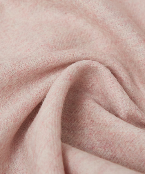 qualite（カリテ）の「メランジウールカラーストール（マフラー・レディース・セージグリーン/ピンクベージュ・フリー）」の9枚目の写真