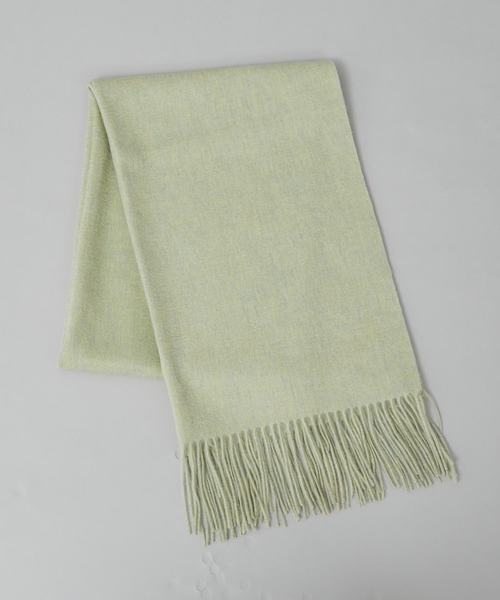 qualite（カリテ）の「メランジウールカラーストール（マフラー・レディース・セージグリーン/ピンクベージュ・フリー）」の10枚目の写真