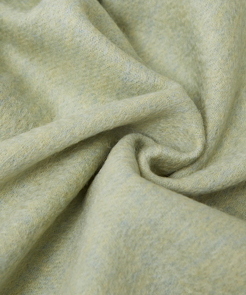 qualite（カリテ）の「メランジウールカラーストール（マフラー・レディース・セージグリーン/ピンクベージュ・フリー）」の11枚目の写真