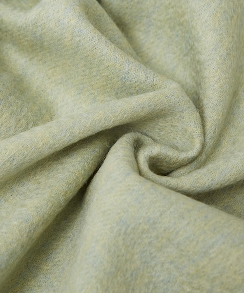 qualite（カリテ）の「メランジウールカラーストール（マフラー・レディース・セージグリーン/ピンクベージュ・フリー）」の3枚目の写真