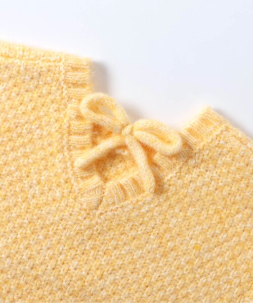 BREEZE（ブリーズ）の「【2Pセット】メランジニット（ニット/セーター・キッズ・イエロー/ピンク・140/120/100/90）」の3枚目の写真