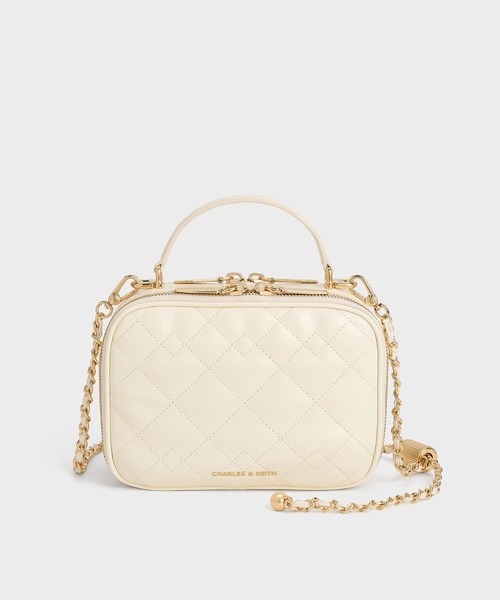 Duo ドゥオ キルトバニティトップハンドルバッグ（ショルダーバッグ