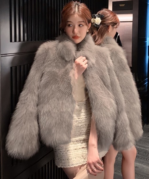 Miniministore（ミニミニストア）の「フェイクファージャケット ファー