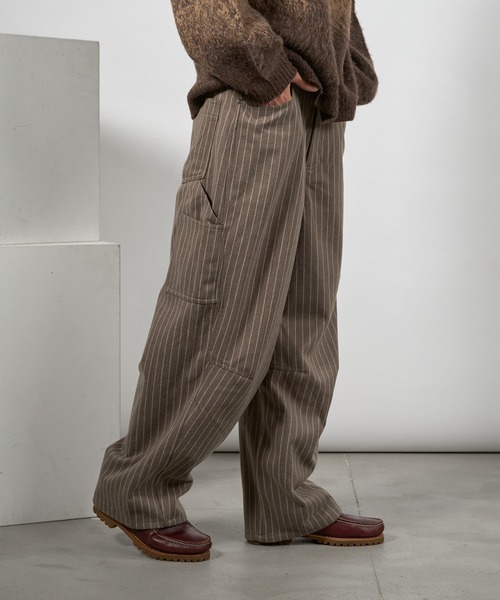 BURBBERYストライプパンツ 中古・古着通販】BURBERRY (バーバリー) ストライプスラックス