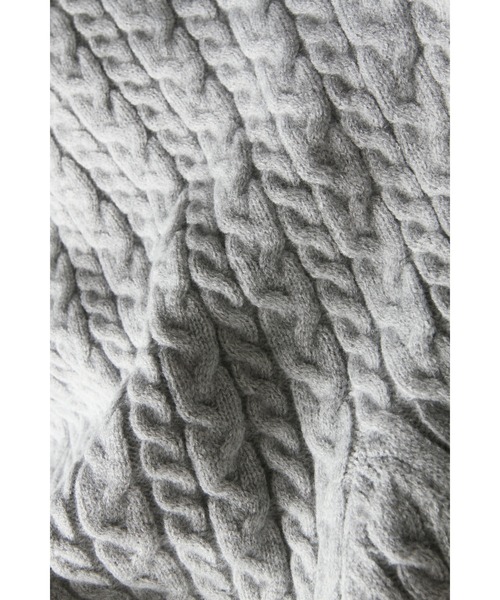 アミン ララ・ライ ZOZO限定】ケーブルペプラムニットカーディガン（カーディガン/ボレロ