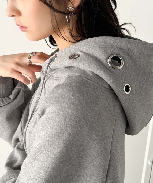 セール】トレンドライクなゆるシルエット。リングハトメ裏起毛