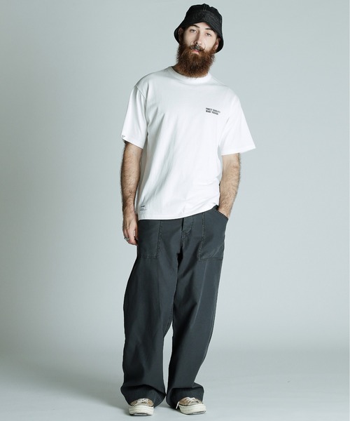 Schott（ショット）の「Schott/ショット/T-SHIRT OVALSIGN/Tシャツ オーバルサイン（Tシャツ/カットソー・メンズ・グレー/ホワイト/ブラック・2XL/XL/L/M）」の19枚目の写真