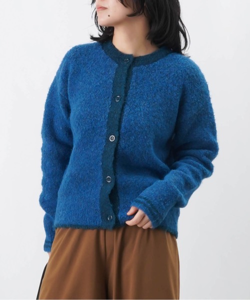 【セール】LC/LLL ブークレ―クルーネックカーディガンニット/クルーネックニットカーディガン（カーディガン/ボレロ）｜LUCA/LADY LUCK LUCA（ルカ/レディラックルカ）