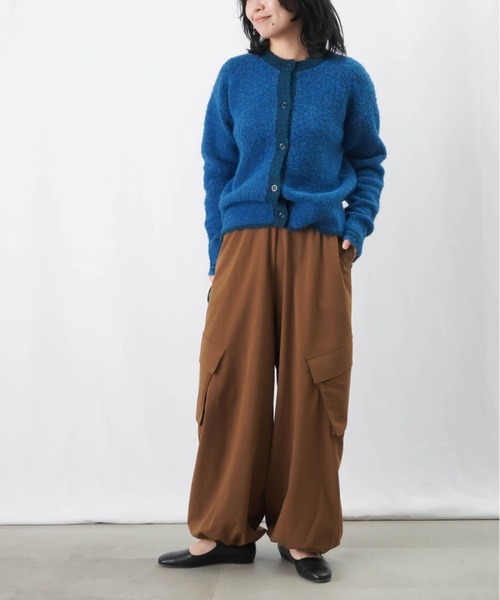 【セール】LC/LLL ブークレ―クルーネックカーディガンニット/クルーネックニットカーディガン（カーディガン/ボレロ）｜LUCA/LADY LUCK LUCA（ルカ/レディラックルカ）