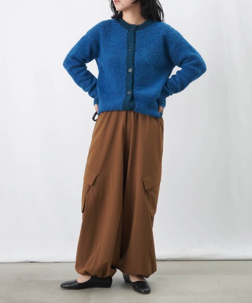 【セール】LC/LLL ブークレ―クルーネックカーディガンニット/クルーネックニットカーディガン（カーディガン/ボレロ）｜LUCA/LADY LUCK LUCA（ルカ/レディラックルカ）