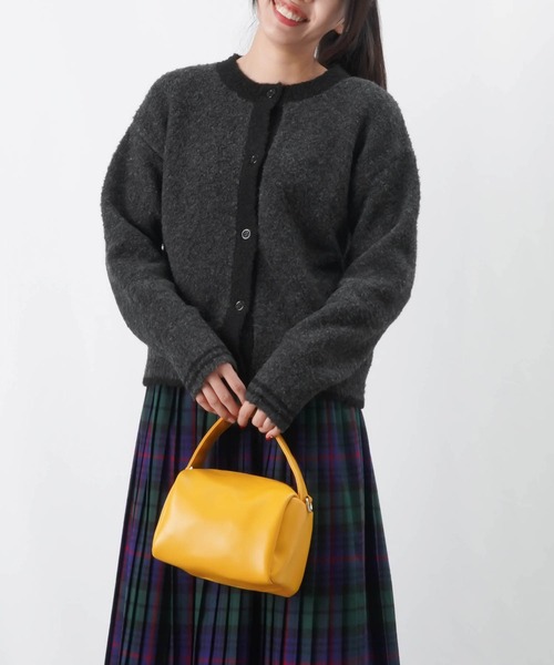 【セール】LC/LLL ブークレ―クルーネックカーディガンニット/クルーネックニットカーディガン（カーディガン/ボレロ）｜LUCA/LADY LUCK LUCA（ルカ/レディラックルカ）