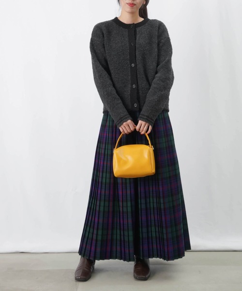 【セール】LC/LLL ブークレ―クルーネックカーディガンニット/クルーネックニットカーディガン（カーディガン/ボレロ）｜LUCA/LADY LUCK LUCA（ルカ/レディラックルカ）