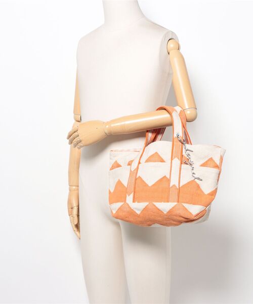 Desigual（デシグアル）の「ギンガムチェック トートバッグ（ハンドバッグ・レディース・オレンジ・FREE）」の5枚目の写真