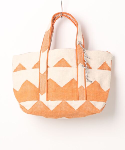 Desigual（デシグアル）の「ギンガムチェック トートバッグ（ハンドバッグ・レディース・オレンジ・FREE）」の8枚目の写真