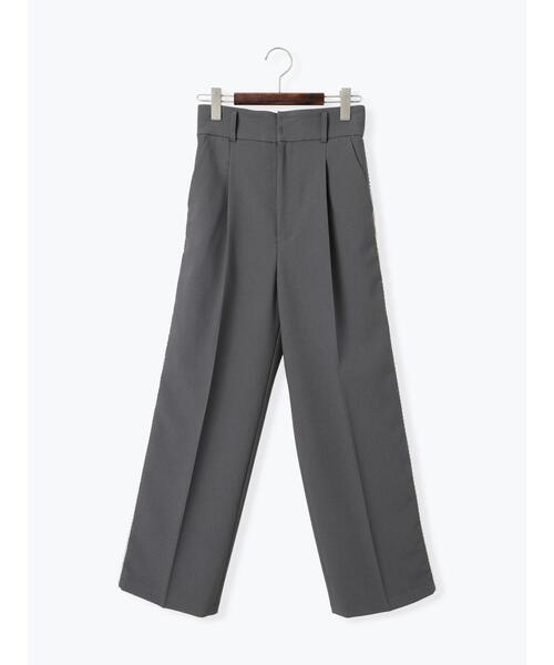 Te chichi（テチチ）の「【Atelier Soirée】パールサイドラインワイドパンツ（その他パンツ・レディース・グレー・F）」の9枚目の写真