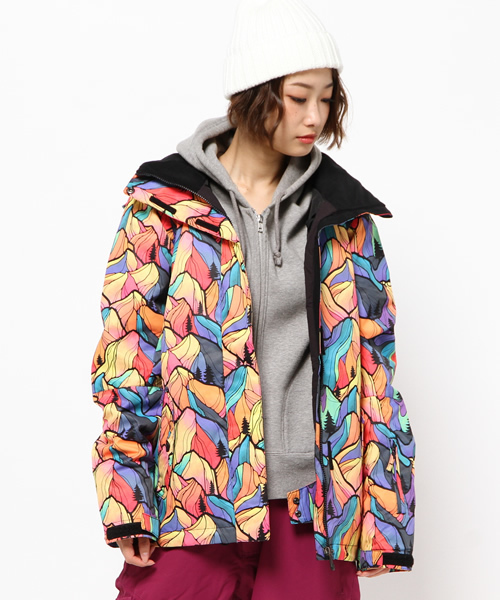 ROXY(ロキシー)の「JETTY JK JPN/ロキシー スキー スノーボード スノボ ジャケット アウター 総柄(その他アウター・レディース・その他4/その他1/その他2/その他3/その他5/その他6/ブラック・MEDIUM/LARGE/SMALL)」の6枚目の写真