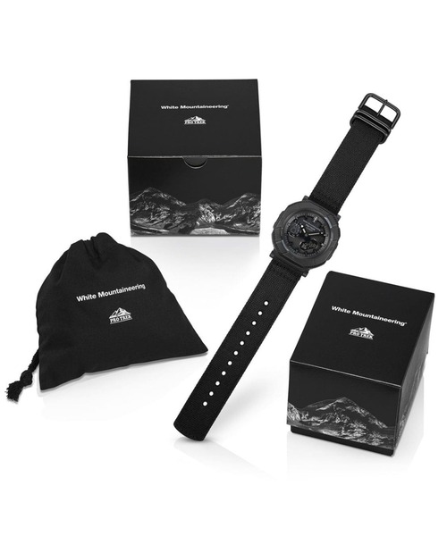 PRO TREK（プロトレック）の「PRO TREK/プロトレック 腕時計 "White Mountaineering コラボレーションモデル" PRJ-B001WM-1JR（アナログ腕時計・メンズ・ブラック・FREE）」の11枚目の写真